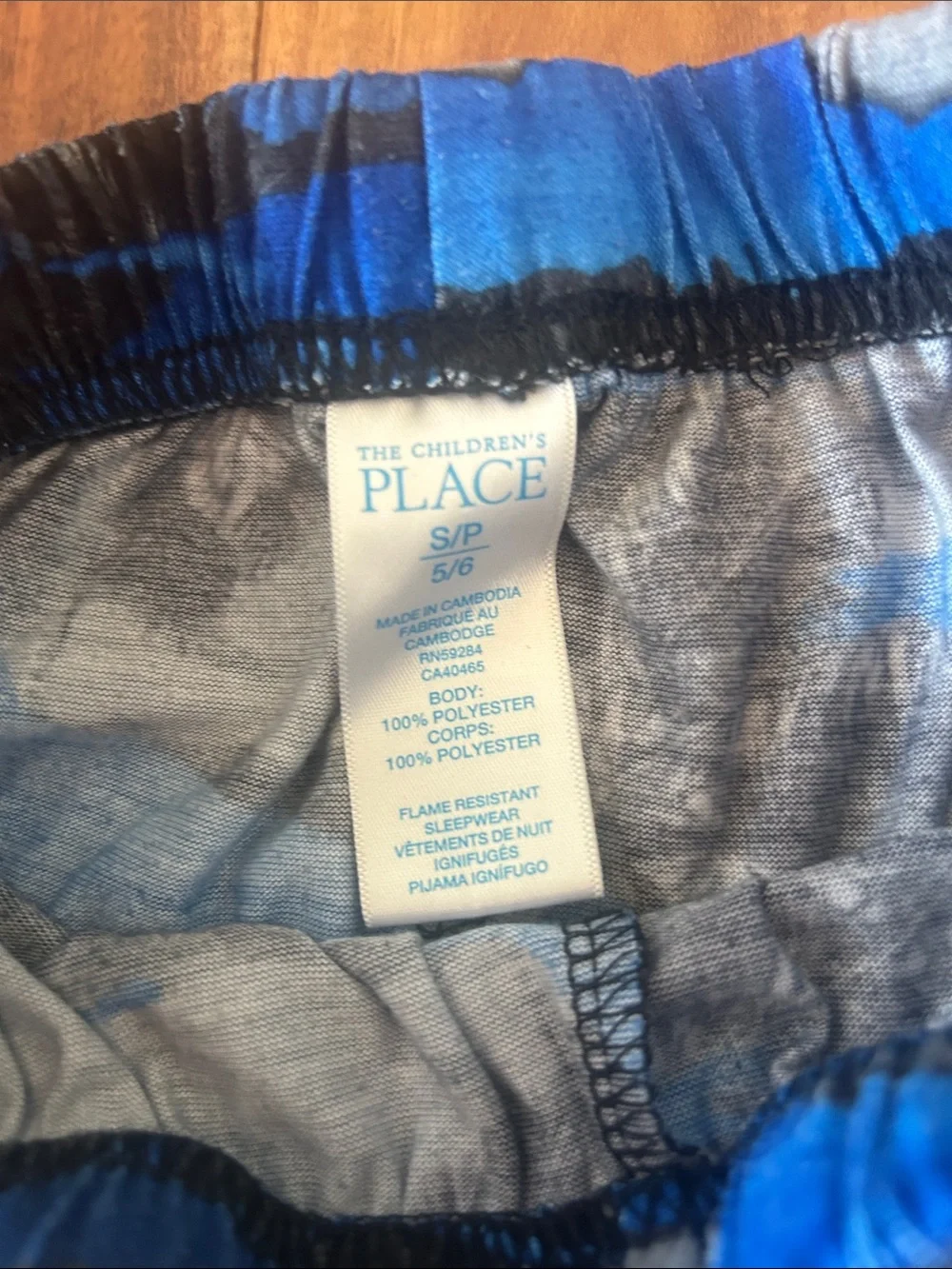 The Children's Place Blue and Navy Tie-Dye Shorts